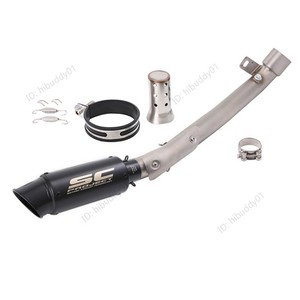 2009-2011 GSXR1000 K9-L1 for Suzuki Slip On Exhaust System Mid Pipe Muffler Tips