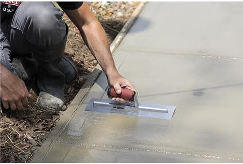 Concrete Finishing Trowel 14x4 Inch Carbon Steel