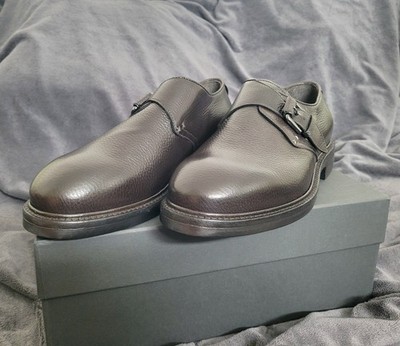Silvano Sassetti Ungaretti Leather Buckle Derby Men Shoes - Size 9.5UK 10.5US