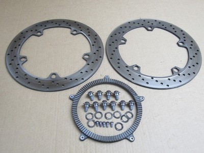 BMW R1150GS 2002 62,558 miles front brake discs pair (7707)
