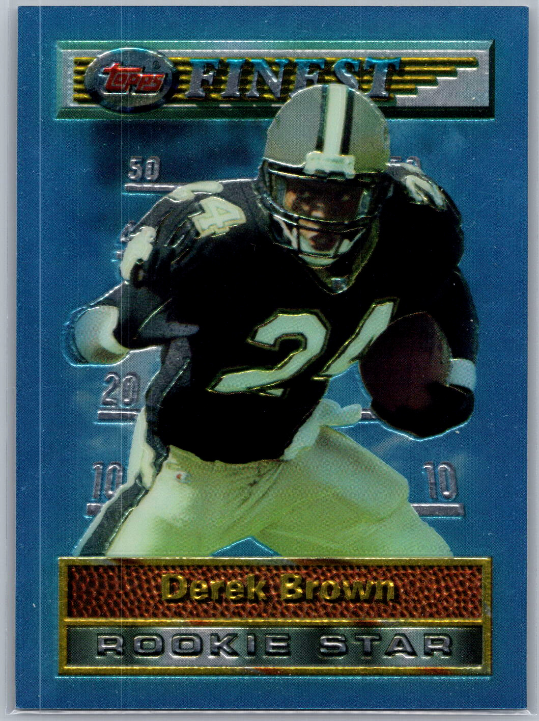 Derek Brown Finest 47 1994 New Orleans Saints - NFL Cards! NM