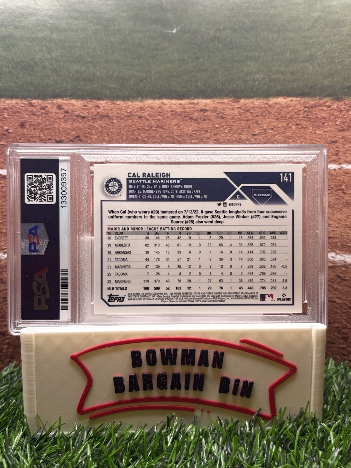 2023 Topps Chrome - Cal Raleigh #141 Magenta Refractor /399 for sale ...