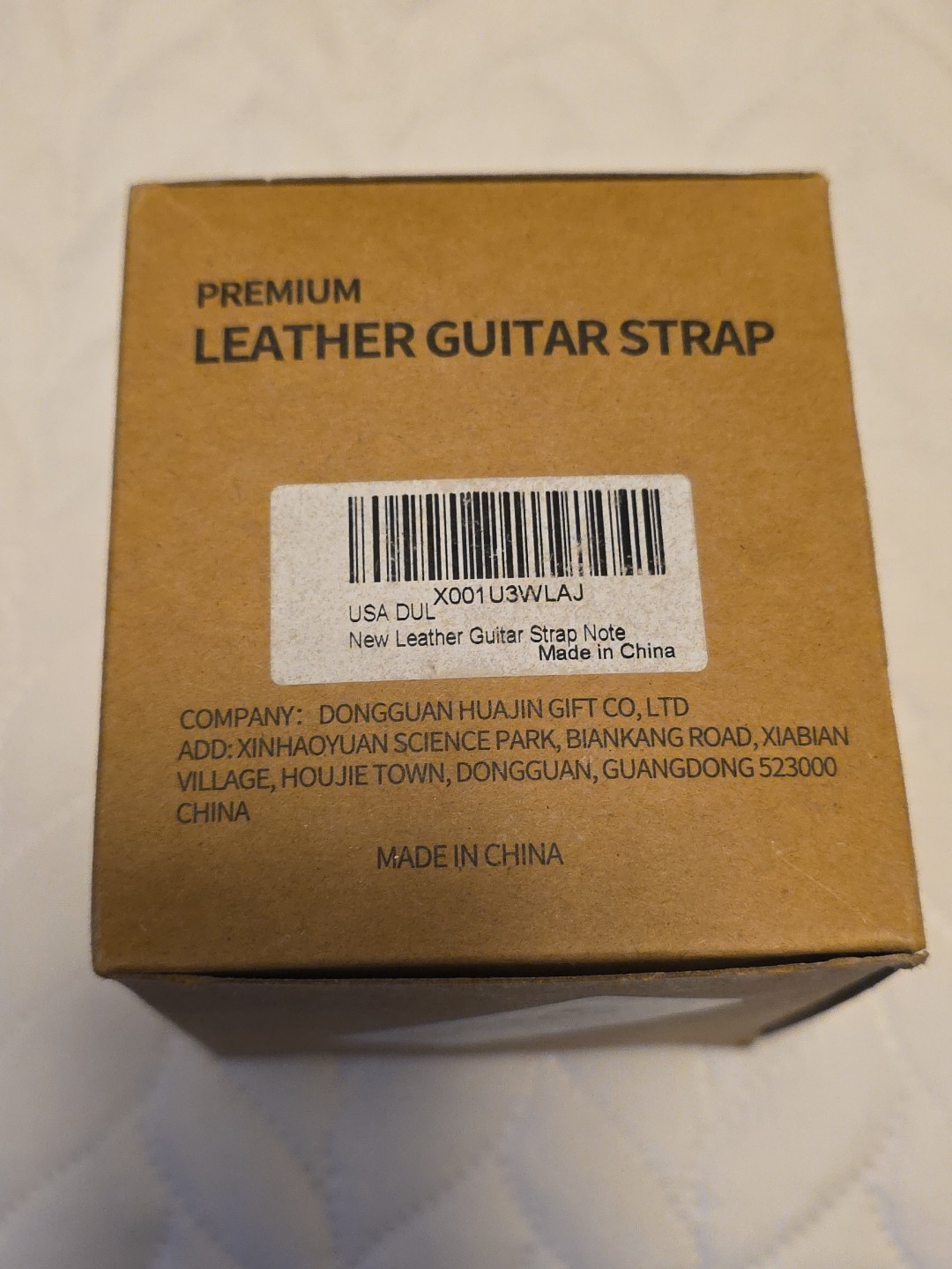 Melede Suede Leather Guitar Strap Orange Treble Clef New 