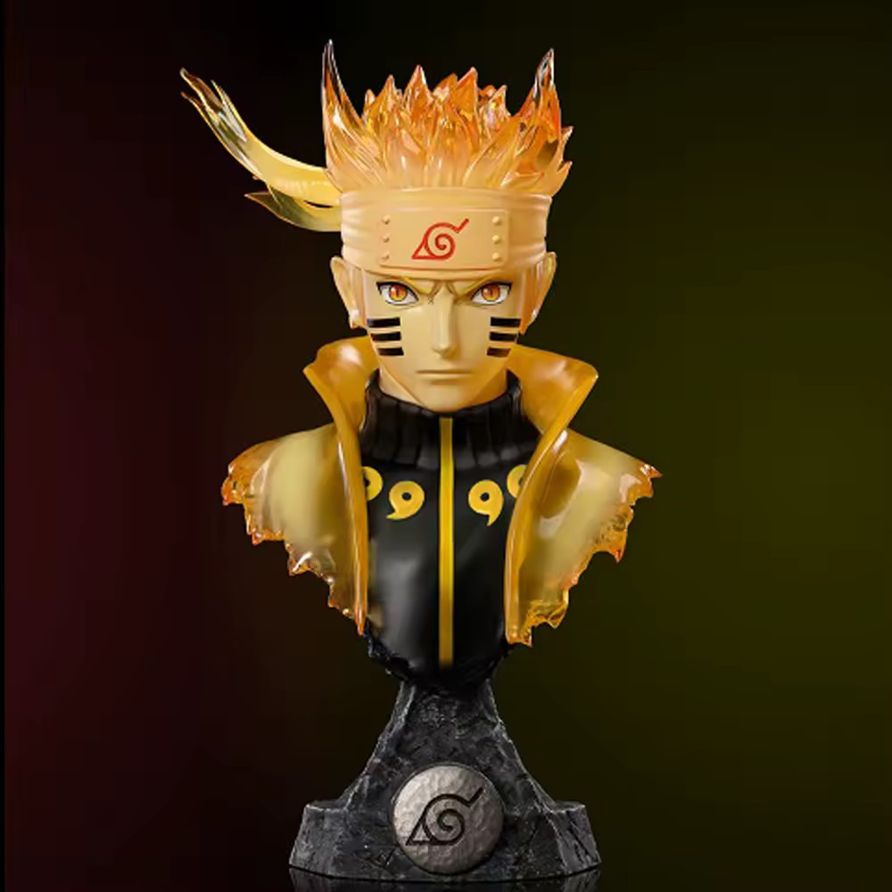 Naruto Shippuden Naruto Uzumaki Bust PVC Statue Anime Figure Collectible Gift