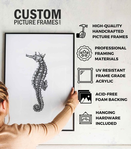 9x13 Frame Black With White Picture Mat For 9x13 Photo - Black 11x15 Frame To Di - Picture 8 of 9