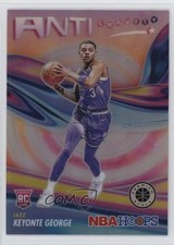 2023 NBA Hoops Premium Stock Anti-Gravity Silver Prizm Keyonte George #15 13c5
