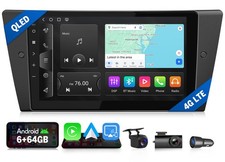 Android Autoradio 9" 6+64 BMW 3er E90 E91 E92 E93 318i 320d 330d Navi CarPlay 4G