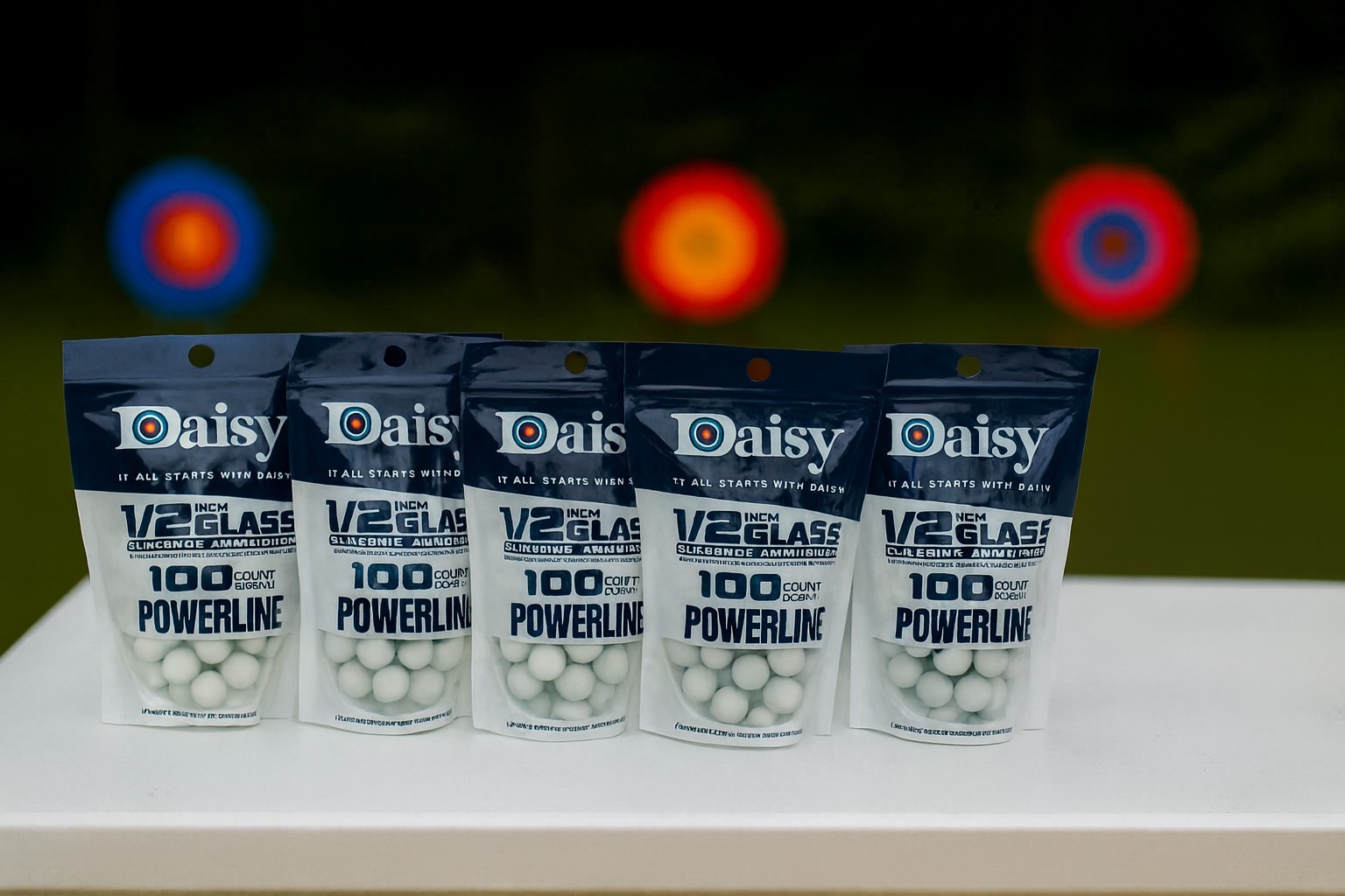 Daisy Glass .5 In.  AMMO  Kinetic / Slingshot Projectiles Set Of 5