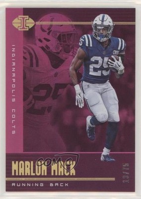 2019 Panini Illusions Trophy Collection Pink 13/75 Marlon Mack #14 0b67