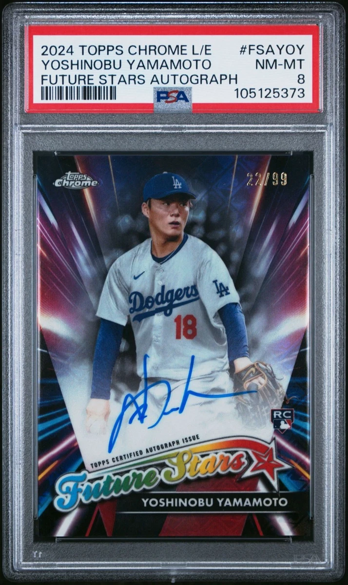 2024 Topps Chrome Logofractor Edition - Yoshinobu Yamamoto #FSA