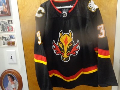 Calgary Flames #32 Dustin Wolf Blasty Horse 3rd Alternate Jersey