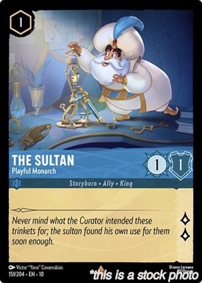 The Sultan - Playful Monarch [10 - 151/204]Lorcana TCGNM