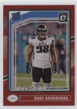 2024 Panini Donruss Optic Rated Rookie Red Prizm /125 Ruke Orhorhoro #287 0q3