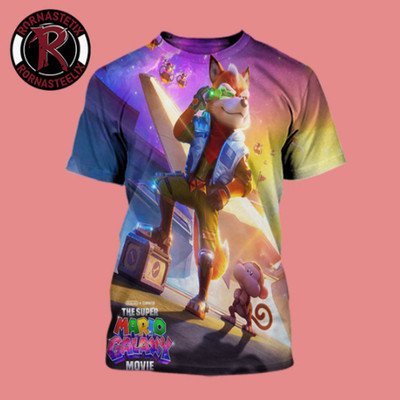Fox Mccloud For The Super Ma*rio Galaxy Movie 2026 April 1 3D T-Shirt