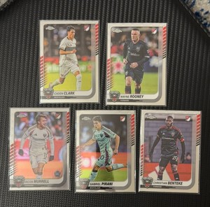 2025 Topps Chrome MLS DC United Base Cards Pick Your Player Rooney Benteke