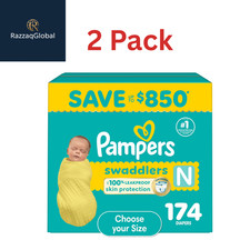 Pampers Complete Clean Baby Wipes, Baby Fresh Scent, 15 pk, 1200 Wipes 2 Pack 