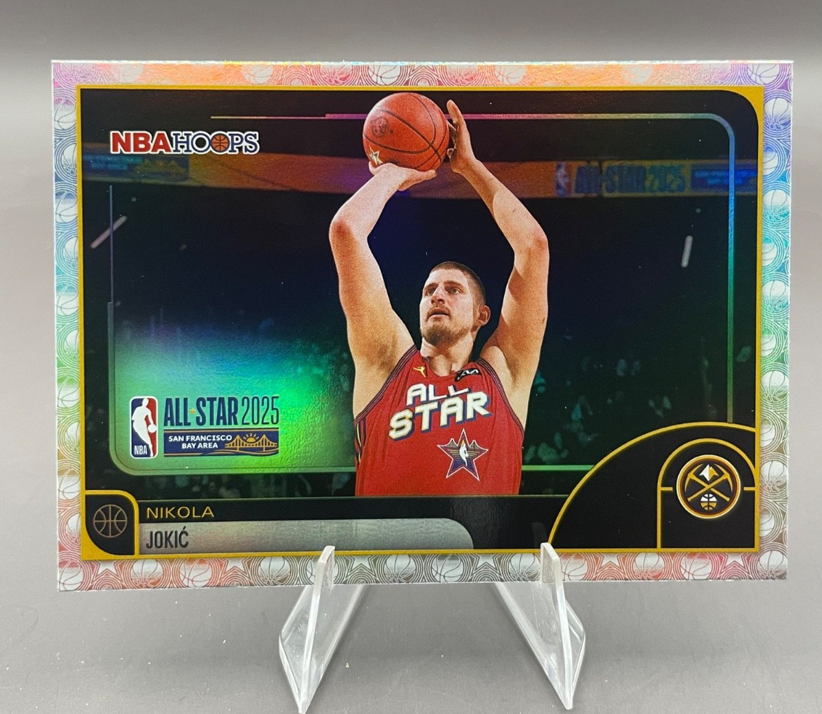 NIKOLA JOKIC #290 All Star 2025 Foil Insert 2025-26 NBA Hoops NUGGETS