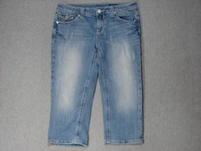 RJ03456 **VIGOSS** CAPRI, CROPPED WOMENS JEANS sz5; NICE JEANS!