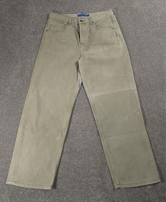 DC Shoes Jeans Herren W34 L34 hellgrün Faded Y2K Skate Grunge Baggy Hose