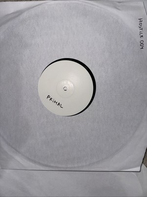 Rob F & Kiko - Primal / The Beholder , Hostile Recordings 004 Test Press 1/25