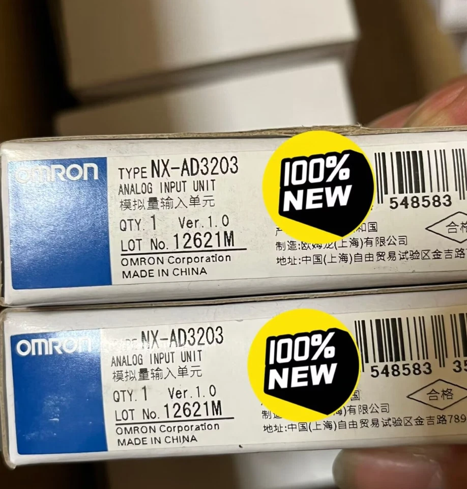 1PCS New Omron NX-AD3203 NXAD3203 Analog Input Unit In Box Brand - Image 2 of 3
