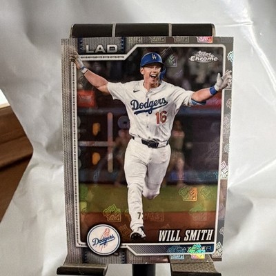 2026 Topps Chrome Will Smith #240 75th Anniversary Refractor /75 Dodgers 72/75