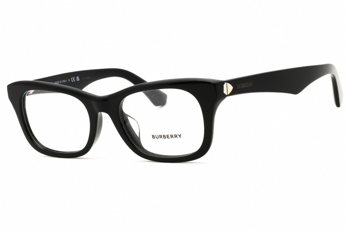Burberry BE2422F 3001 Black 52mm Eyeglasses New Authentic