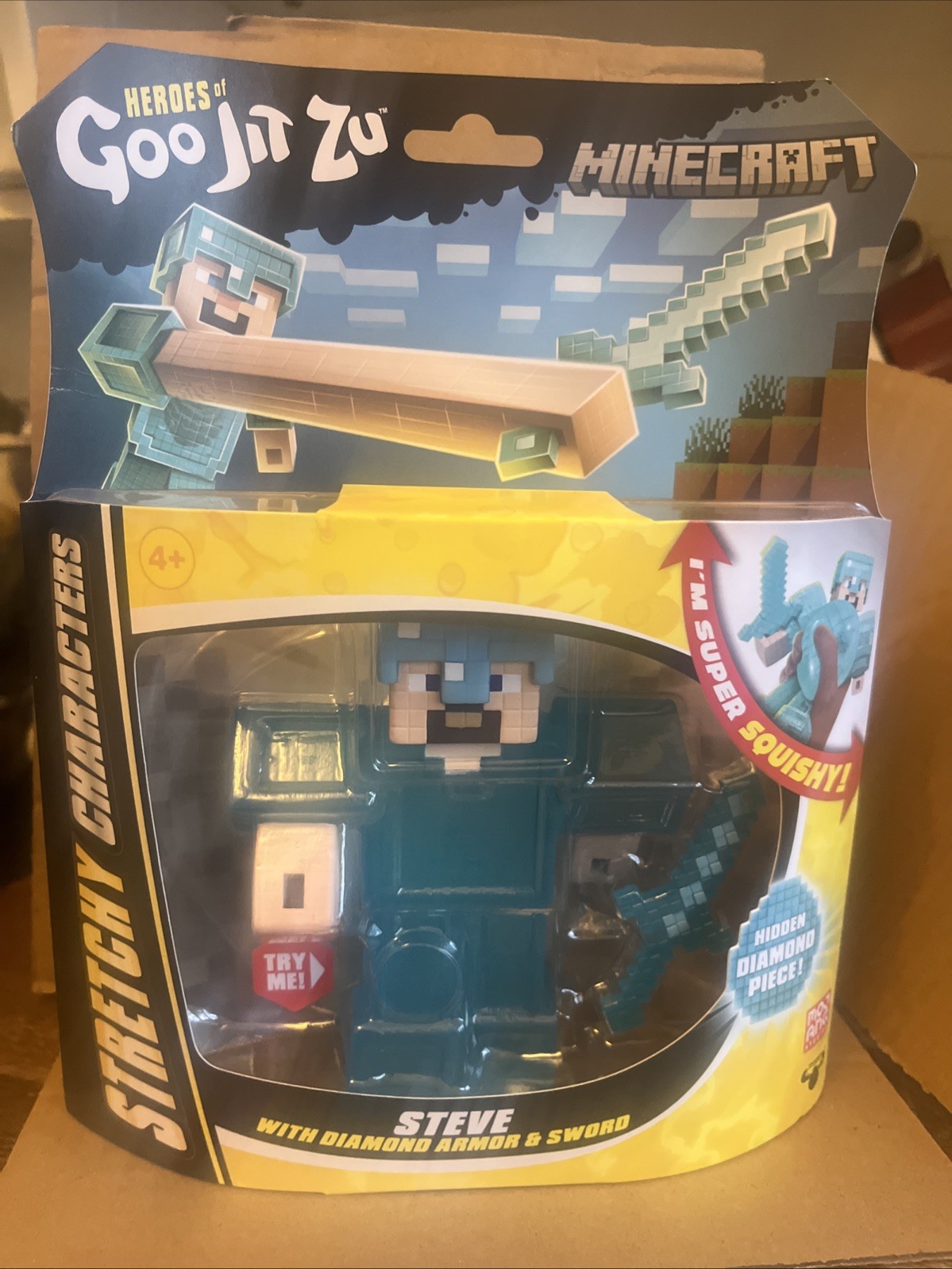 Heroes of Goo Jit Zu Minecraft Stretchy Characters STEVE