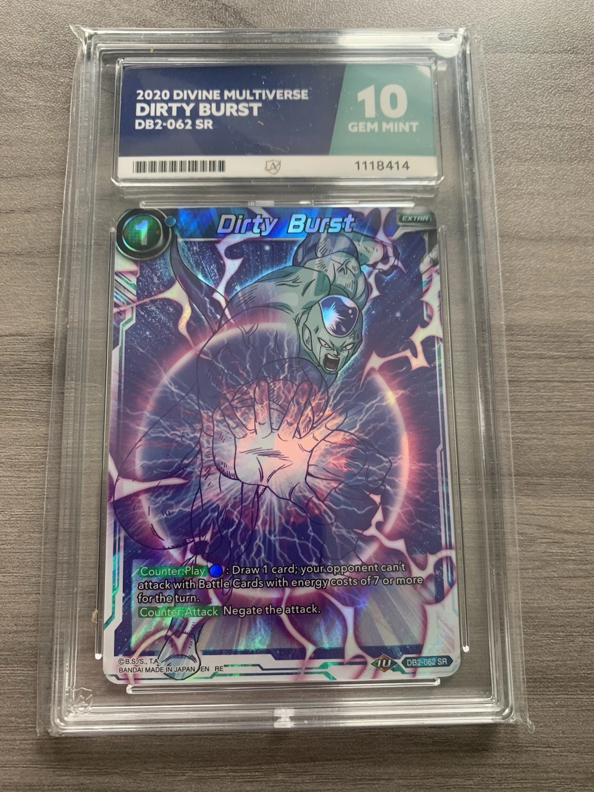 Dirty Burst - DB2-062 SR Frieza - Dragon Ball Super Card - Mythic Booster Ace 10