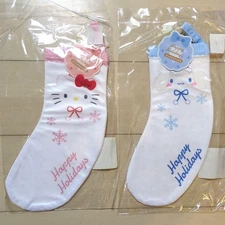 Sanrio Christmas Socks Hello Kitty Cinnamoroll Set New Unused Holiday Gift