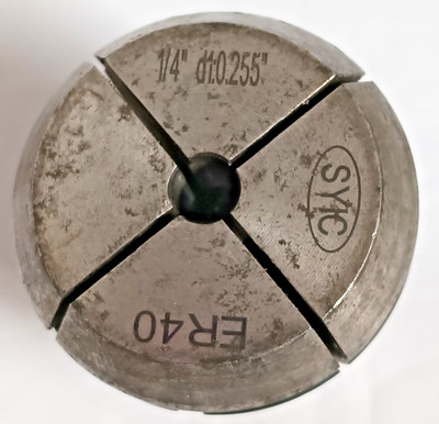SYIC ER40 Rigid Tap Collet, Choose Your Size:  1/4, 7/16, 3/4, 7/8, 15/16, OR 1 