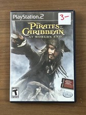 Pirates of the Caribbean At World's End PS2 PlayStation 2 2007 CIB Manual Disney