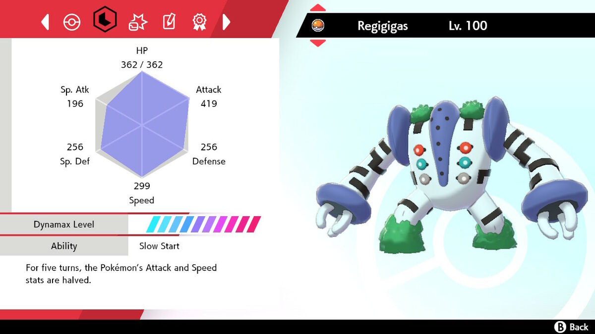 Pokemon Go - Legendary - Shiny Regigigas - 35 - REGISTERED ONLY