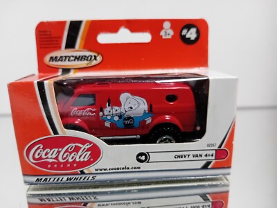 MATCHBOX CHEVY VAN 4X4 COCA COLA IN BOX