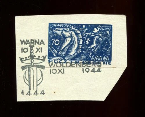 Timbres de Pologne, sur militaire, guerre