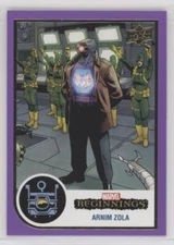 2022 Upper Deck Marvel Beginnings Vol 2 Series 1 Purple Arnim Zola #77