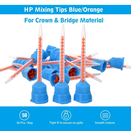 OneMed Dental Karıştırma Uçları Impression Temp Crowns Malzemesi (10:1) 50 Adet/Çanta - Resim 3/5