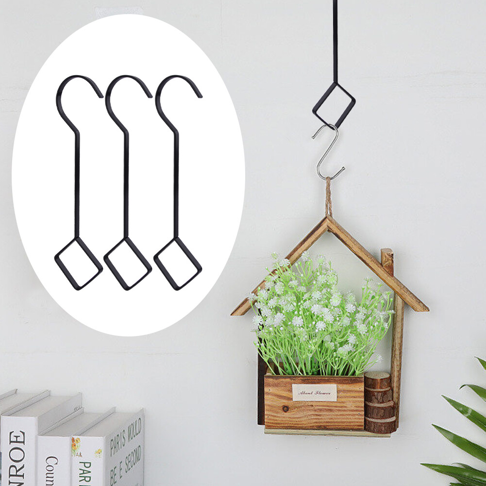 6pcs Shopwindow Home Decor Pergola Heavy Duty Wardrobe S Hook Plant