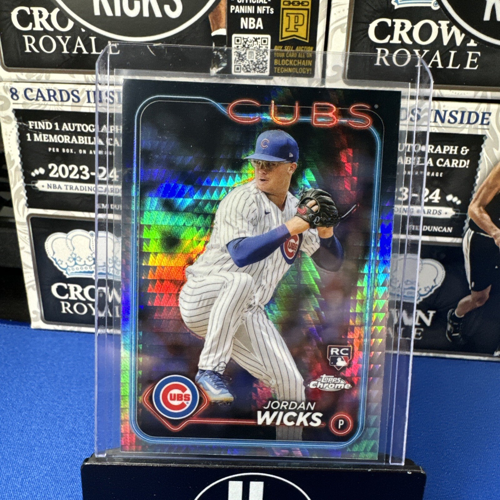 2024 Topps Chrome - Prism Refractor #67 Jordan Wicks (RC)