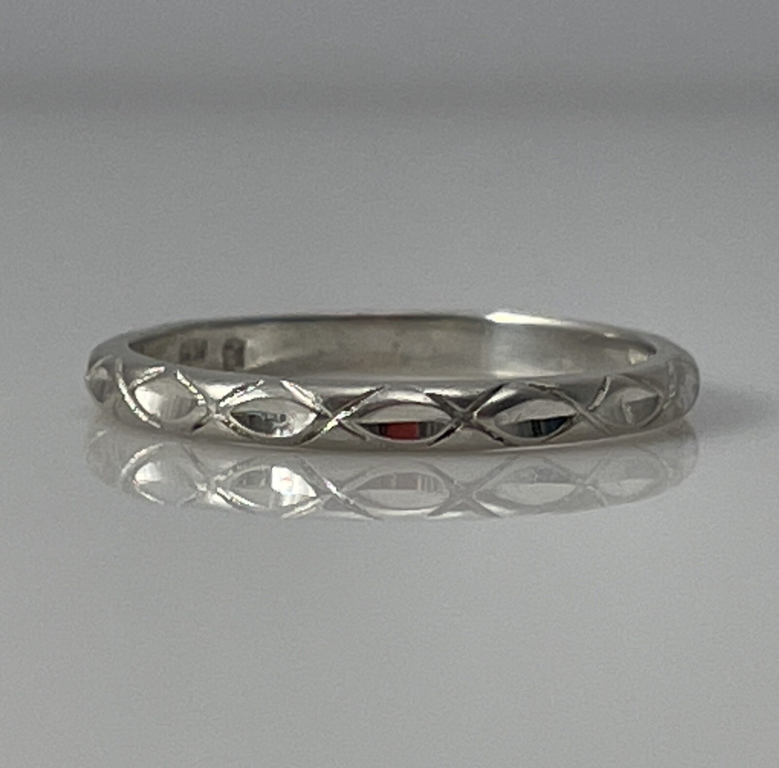 NV 925 Sterling Silver Stackable Diamond Cut Band… - image 4