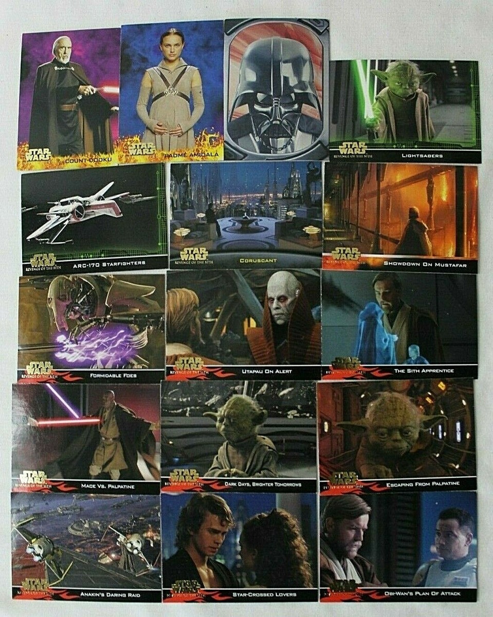 Topps スターウォーズ REVENGE OF THE SITH 未開封 Topps Star Wars Revenge Of The Sith 16 Collector Cards With Vader