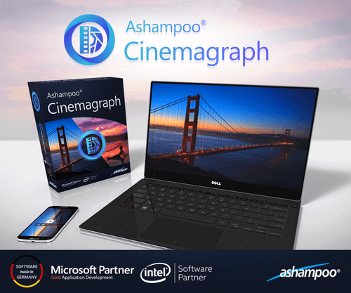 Ashampoo Cinemagraph, Windows 11/10/8/7, 1 PC, Dauerlizenz, Download - Bild 2 von 5
