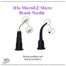 Dental Intra-Oral iFlo MicroEZ Micro Brush, Brush-padded end, Stand-out Fibers