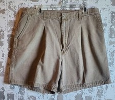 VTG WRANGLER Rugged Wear EARTH WASH KHAKI Shorts 3644TD Size 40 Made In USA