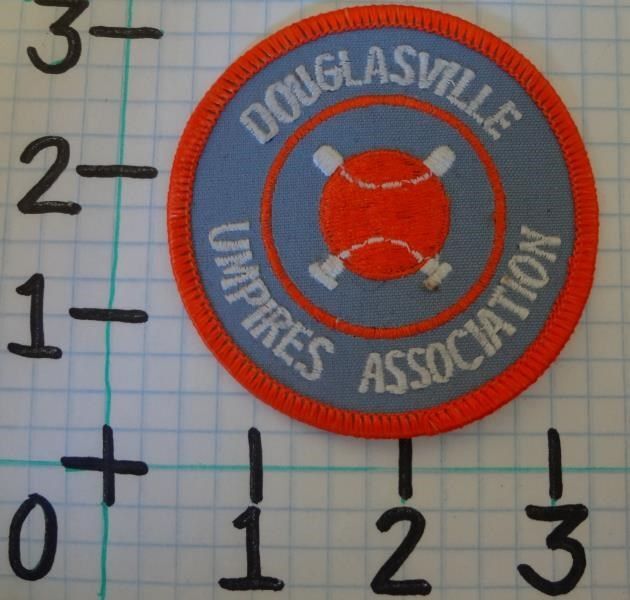 Vintage NOS Douglasville Umpires Association Patch From the 70's 062 | eBay