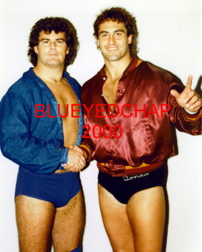 BRIAN ADIAS & MIKE ROTUNDA WRESTLER 8 X 10 WRESTLING PHOTO NWA
