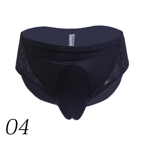 Men Hiding Gaff Panties Soft Shaper Shapping Brief Crossdressing T-Back S-4XL - Picture 24 of 28