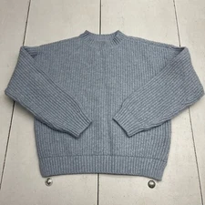 Old Navy So Soft Blue Shaker Stitch Pullover Sweater Youth Girls Size Large