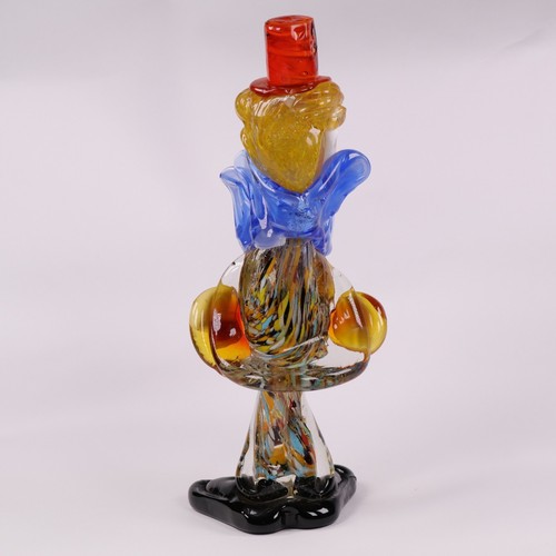 Murano Clown Art Glass Figurine Original Venetian Italian h23cm c1960s - Picture 4 of 6