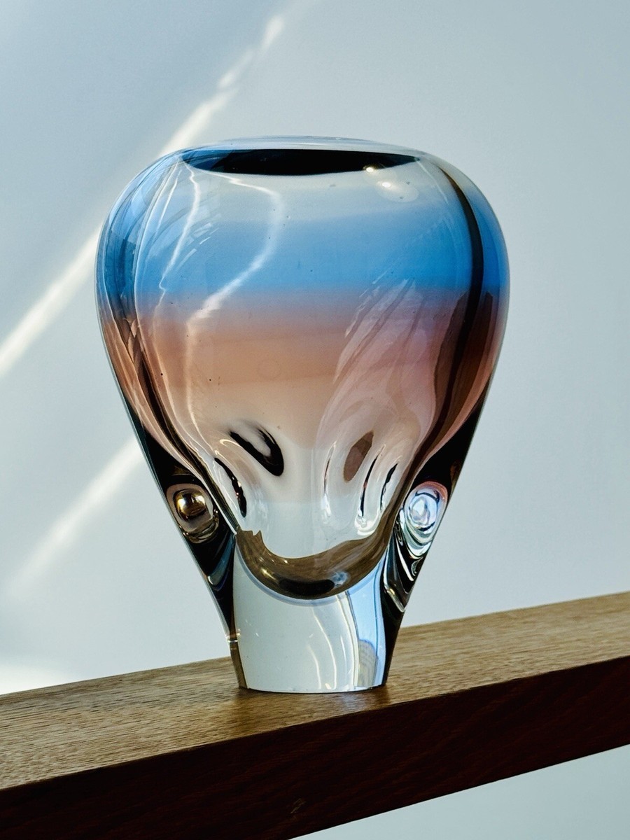 Czechoslovakian Moser Vladimir Mika Bohemian Art Glass Vase